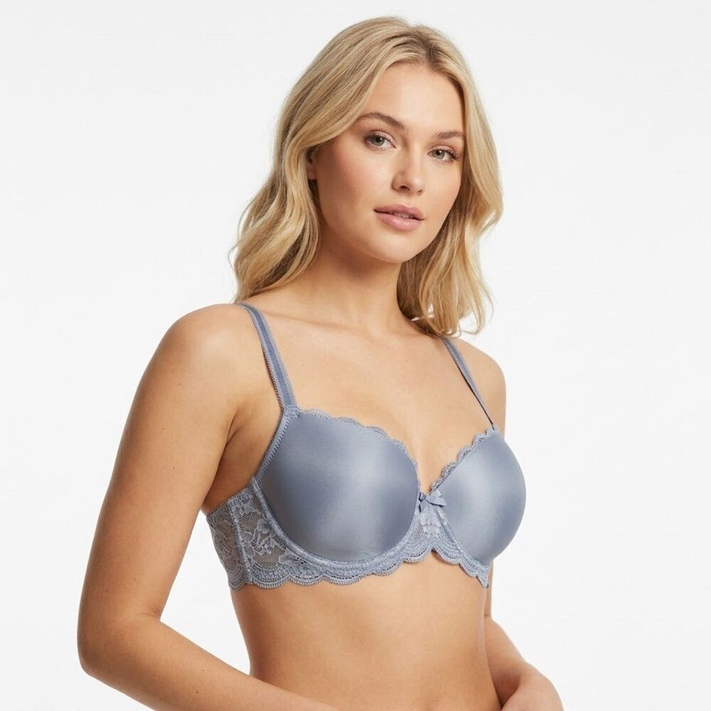 Victoria's Secret Blue Lace Demi Bra 34C